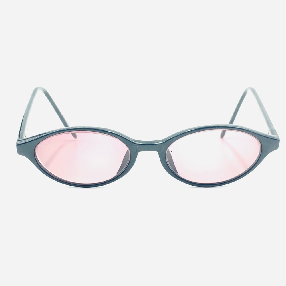 Vintage Boulevard Boutique 2120 Black Oval Sunglasses Frames